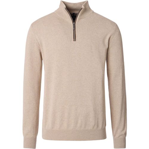 Sweatshirts Pull-over Demi-Zip Solid Beige - Casamoda - Modalova