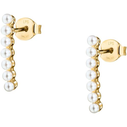 Boucles oreilles Boucles d'oreilles en argent 925/1000 et Perle synthétique - La Petite Story - Modalova