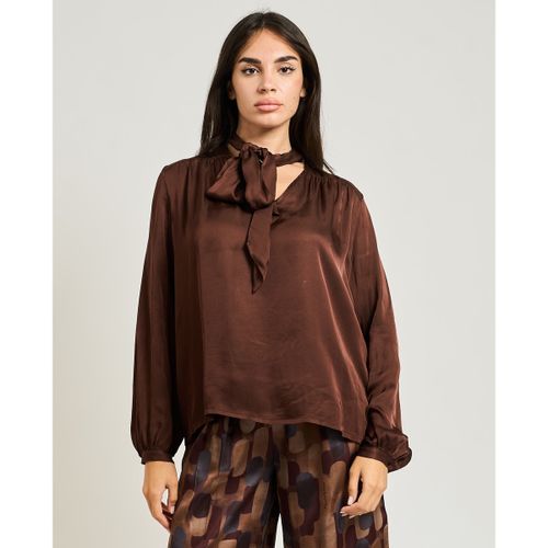 Blouses Blouse en satin avec nœud - Manila Grace - Modalova