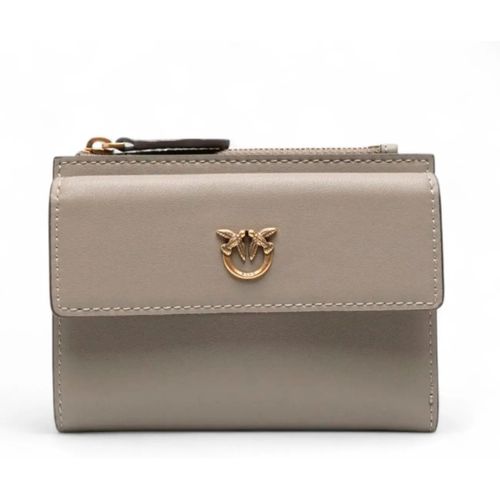 Portefeuille Petit portefeuille compact en gris - Pinko - Modalova