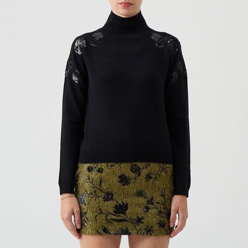 Pull Col roulé avec broderie - Ermanno Scervino - Modalova