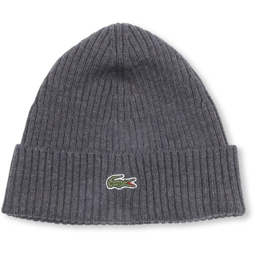 Bonnet Bonnet Maille Laine Anthracite - Lacoste - Modalova