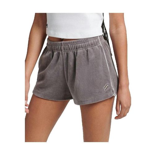 Short Short en velours gris - Superdry - Modalova