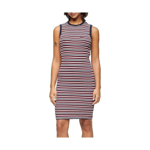 Robe courte Robe moulante côtelée sans manches - Superdry - Modalova
