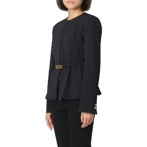 Veste Blazer ceinturé en crêpe technique stretch - Pinko - Modalova