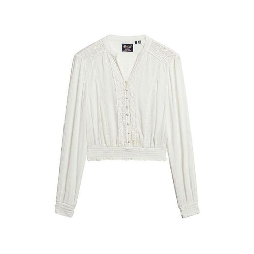 Blouses Blouse à bordure en dentelle et manches longues - Superdry - Modalova