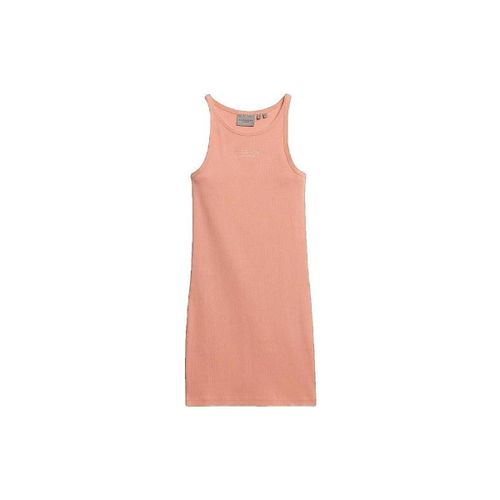 Robe courte Robe à côtes brodées sans manches - Superdry - Modalova