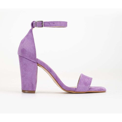 Sandales à talon Jess - Purple Suede Sandals - Forever & Always Shoes - Modalova