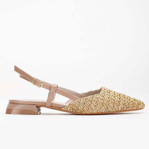 Chaussures escarpins Riley - Beige Woven Slingback Flats - Prologue Shoes - Modalova