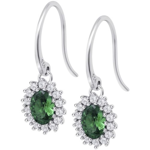 Boucles oreilles Boucles d'oreilles Silver argent marguerite vert - Lotus - Modalova