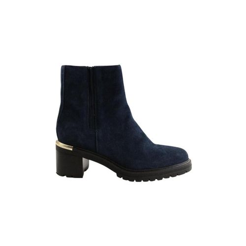 Boots Boots en daim bleu - Tommy Hilfiger - Modalova