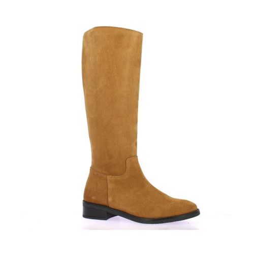 Bottes plates Bottes cuir velours - So Send - Modalova