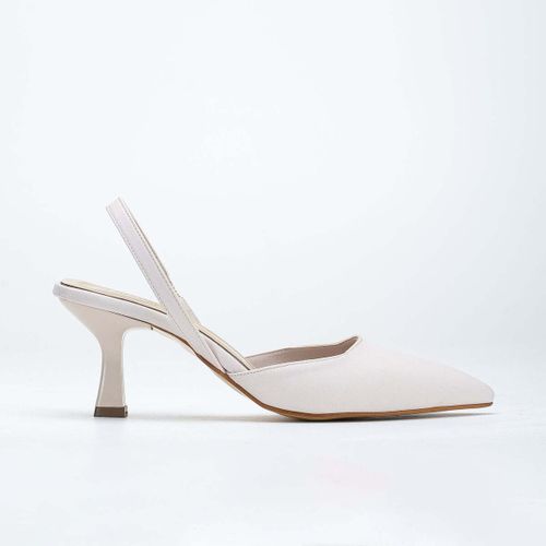 Chaussures escarpins Rae - Beige Slingback Kitten Heels - Forever & Always Shoes - Modalova