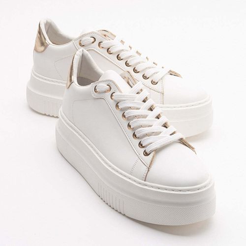 Baskets Violette - White Platform Sneakers - Forever & Always Shoes - Modalova