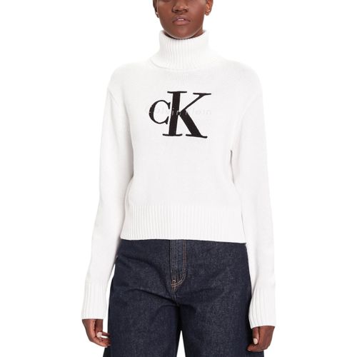 Pull CHENILLE MONOLOGO SW LV047D354G - Calvin Klein Jeans - Modalova