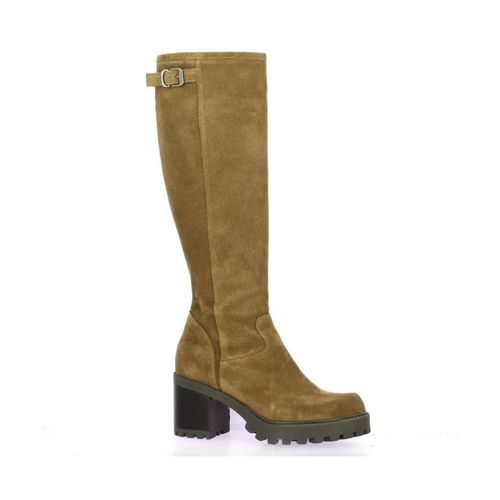 Bottes à talon Bottes cuir velours - Spaziozero - Modalova