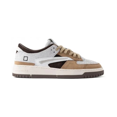 Baskets basses Baskets basses Date Torneo Pop Blanc-Marron - D.A.T.E. - Modalova