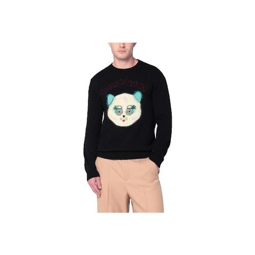 Pull Pull noir avec patch Le Chat de la Maison - Valentino Bags - Modalova