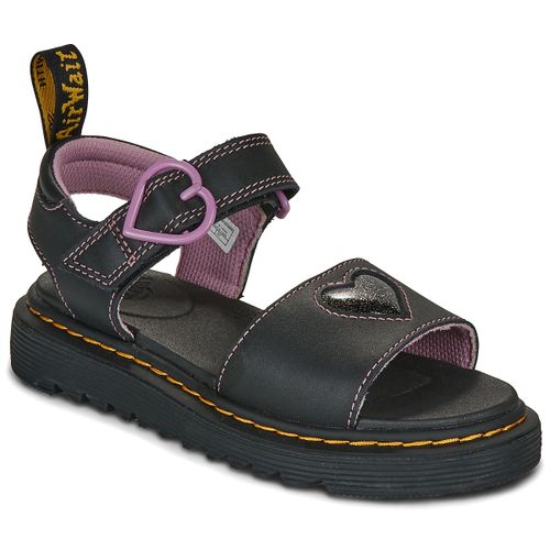 Sandales plates Marlowe Hearts II J Black Lucido - Dr. Martens - Modalova