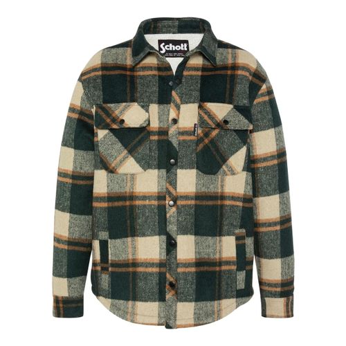 Surchemises Veste a carreaux Ref 66708 Vert - Schott - Modalova