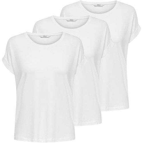 T-shirt T-shirt ONLMOSTER O-NECK TOP 3P - Only - Modalova