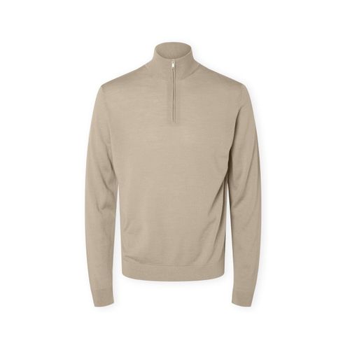 Pull Noos Tray Half Zip Knit - Kelp - Selected - Modalova