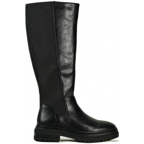 Bottes plates Bottes noires à semelle crantée bi-matière - Vera Collection - Modalova