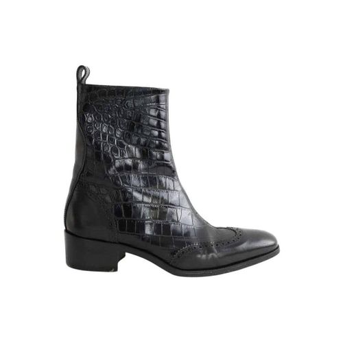 Bottines Boots en cuir noir - Dsquared - Modalova
