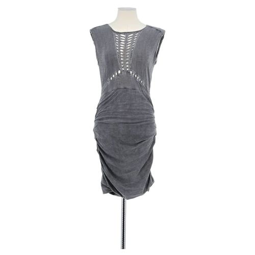 Robe courte Robe en coton grise - Maje - Modalova