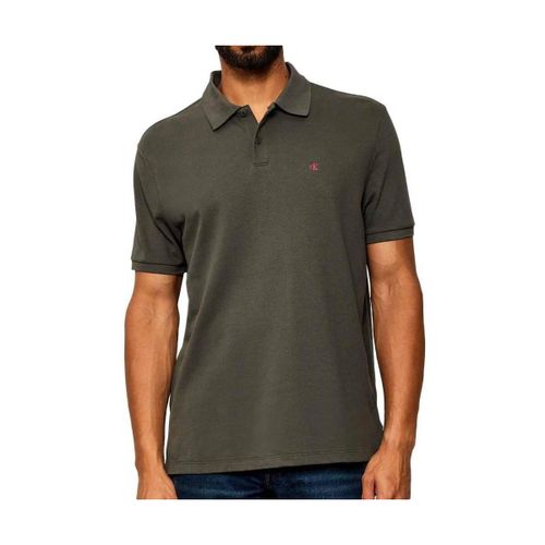 Polo Ss Monogram Pique - Calvin Klein Jeans - Modalova