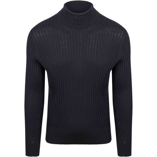 Sweatshirts Pull Col Roulé Rib Merino Marine - Suitable - Modalova