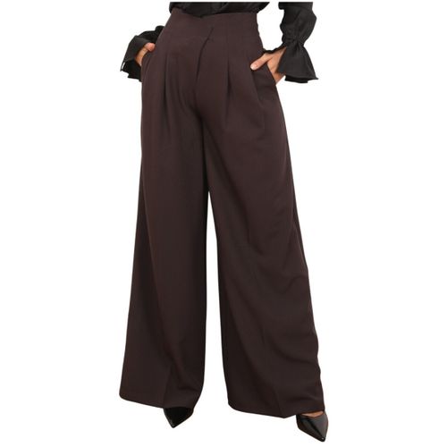 Pantalon Pantalons - Marron - La Modeuse - Modalova