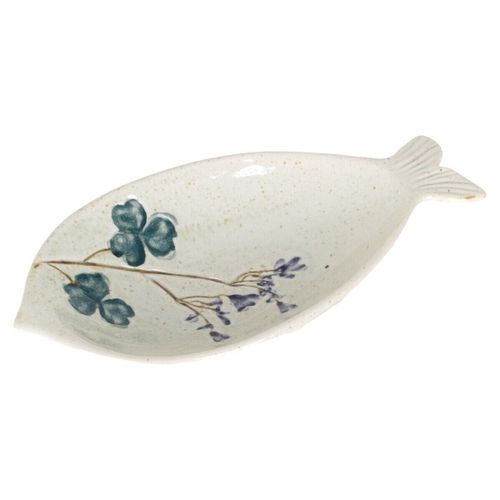 Vides poches Assiette À Poisson Fleurie - Signes Grimalt - Modalova