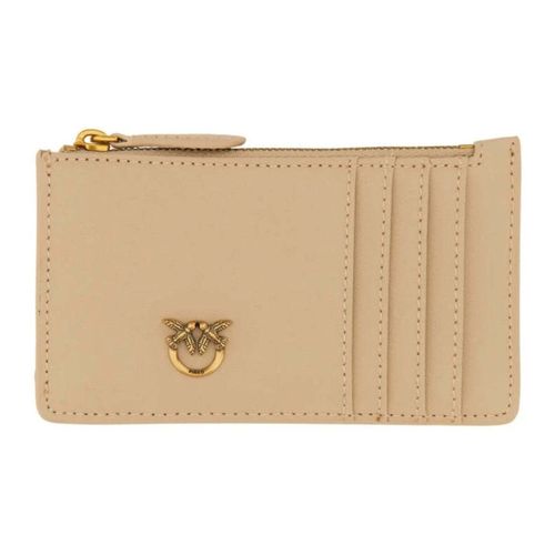 Portefeuille airone cardholder sheep nappa - Pinko - Modalova
