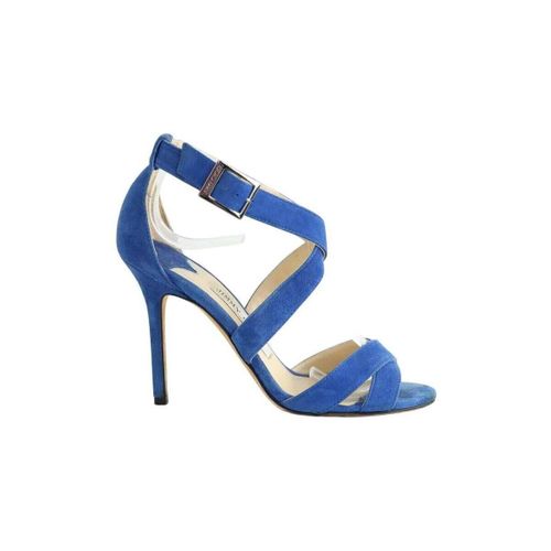 Sandales à talon Talons en daim bleus - Jimmy Choo - Modalova