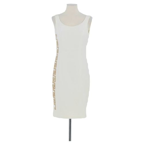 Robe Versace Robe en coton blanche - Versace - Modalova