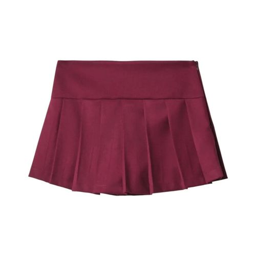 Jupes courtes jupe courte plissée bordeaux - Hinnominate - Modalova