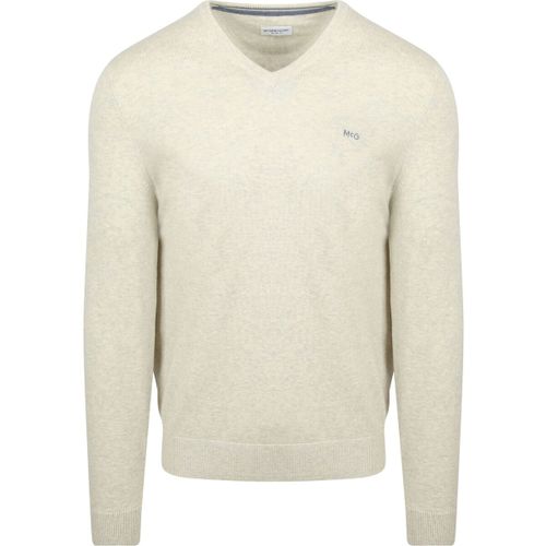 Pull Pull Laine Merinos Col-V Off White - Mcgregor - Modalova