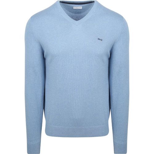 Pull Pull Laine Merinos Col-V Bleu Ice - Mcgregor - Modalova