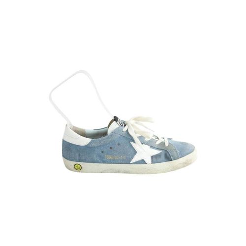 Baskets basses Baskets en daim bleues - Golden Goose - Modalova