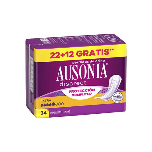 Accessoires corps Discreet Serviettes D 39;incontinence Extra 34 Unités - Ausonia - Modalova