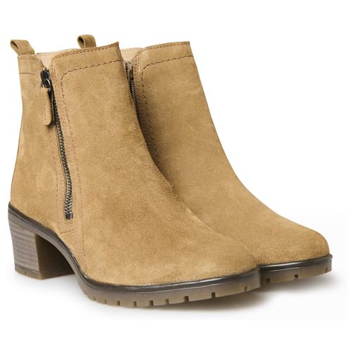 Boots Boots dessus cuir velours - Pediconfort - Modalova
