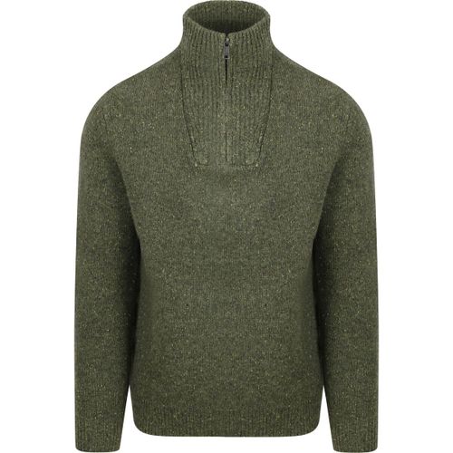 Sweatshirts Pull Half Zip Mix Laine d'Agneau Olive - Mcgregor - Modalova