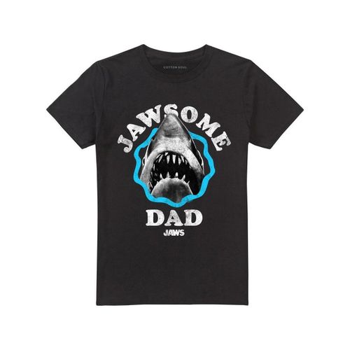 T-shirt Jaws Jawsome Dad - Jaws - Modalova
