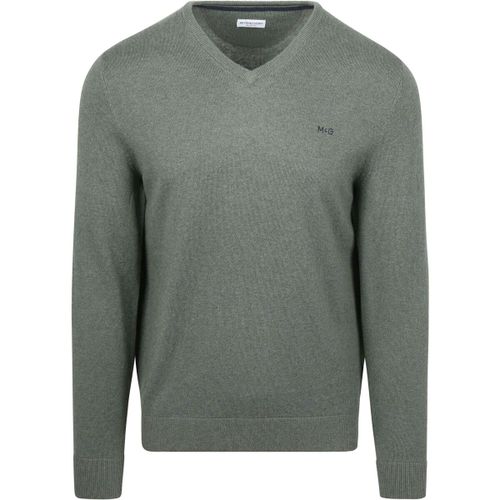 Sweatshirts Pull Laine Merinos Col-V Sage Vert - Mcgregor - Modalova