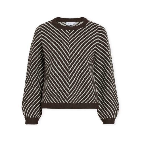 Pull Vila Khaia Knit - Coffee Bean - Vila - Modalova
