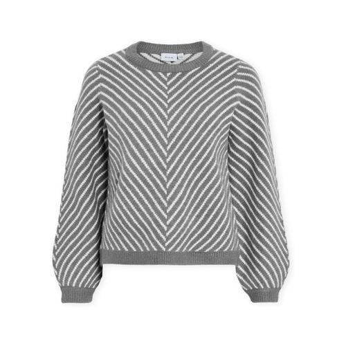 Pull Khaia Knit - Medium Grey Melange - Vila - Modalova