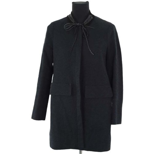 Manteau Maje Blazer en coton noir - Maje - Modalova