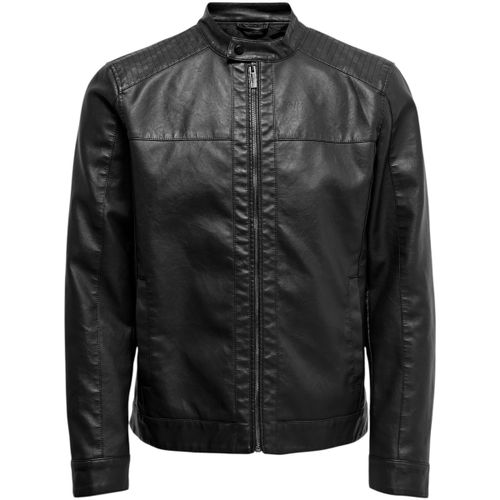 Veste VESTE RACER MIKE PU OTW 22012339 - Only & Sons - Modalova