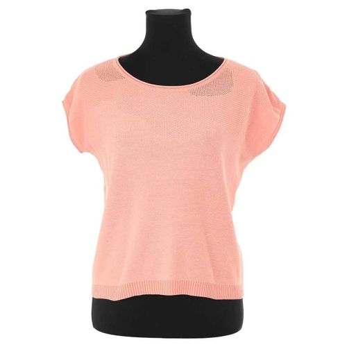 Pull T-shirt en coton rose - Tara Jarmon - Modalova